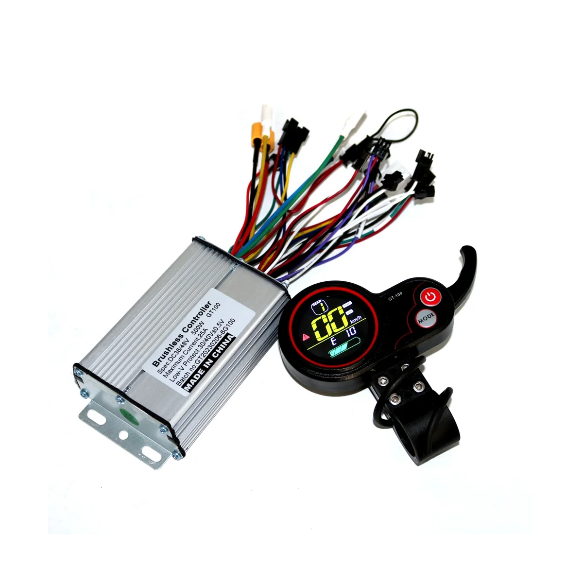 36/48 350 W, контролер за електрически скутер BLDC, бесщеточный който има за электровелосипеда и LCD дисплей, на един комплект0