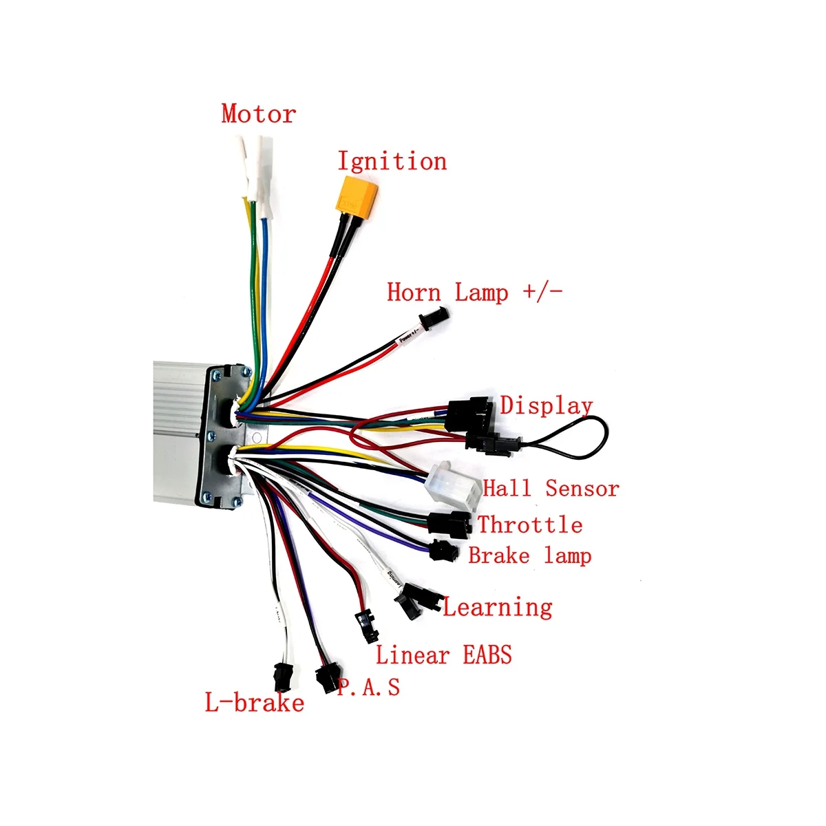 36/48 350 W, контролер за електрически скутер BLDC, бесщеточный който има за электровелосипеда и LCD дисплей, на един комплект5