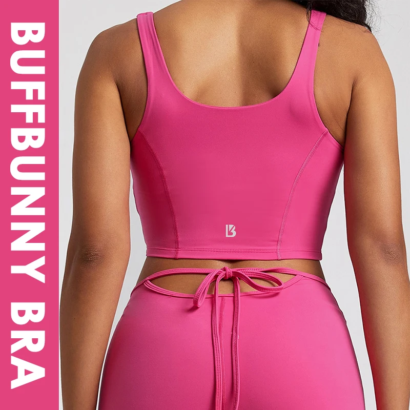 Сутиен Buffbunny, женски спортен топ за фитнес, спортни облекла за йога, меки върхове за тренировки във фитнеса, дышащее бельо за бягане в спортното зала с бъни-заек0
