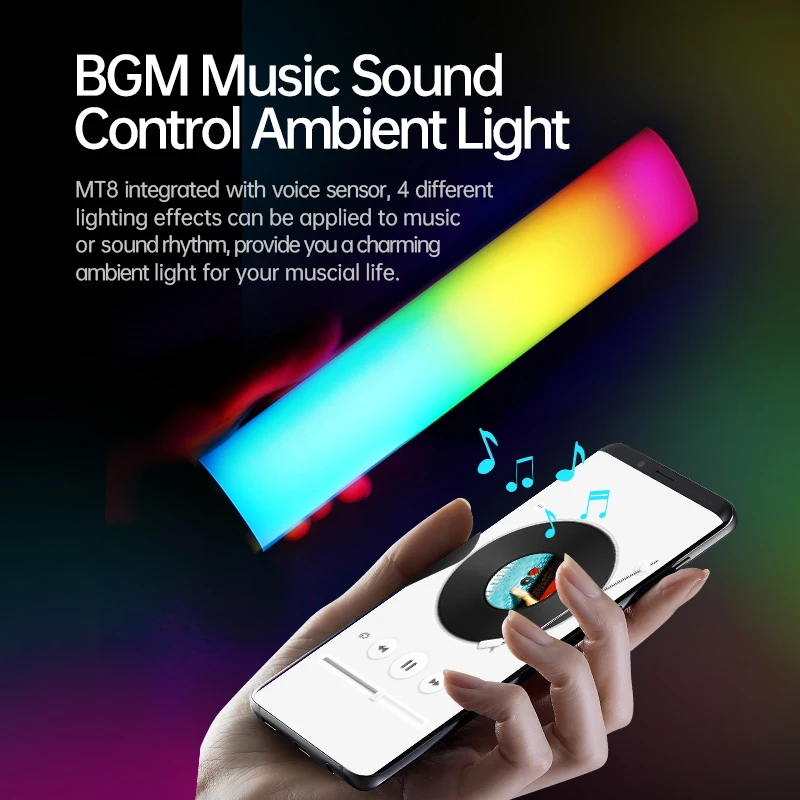SOONWELL MT8 Pixel RGB Tube Light Stick 5000 ма с пиксельными ефекти FX Осветление за фотография Stuido Video Lighting Палки1