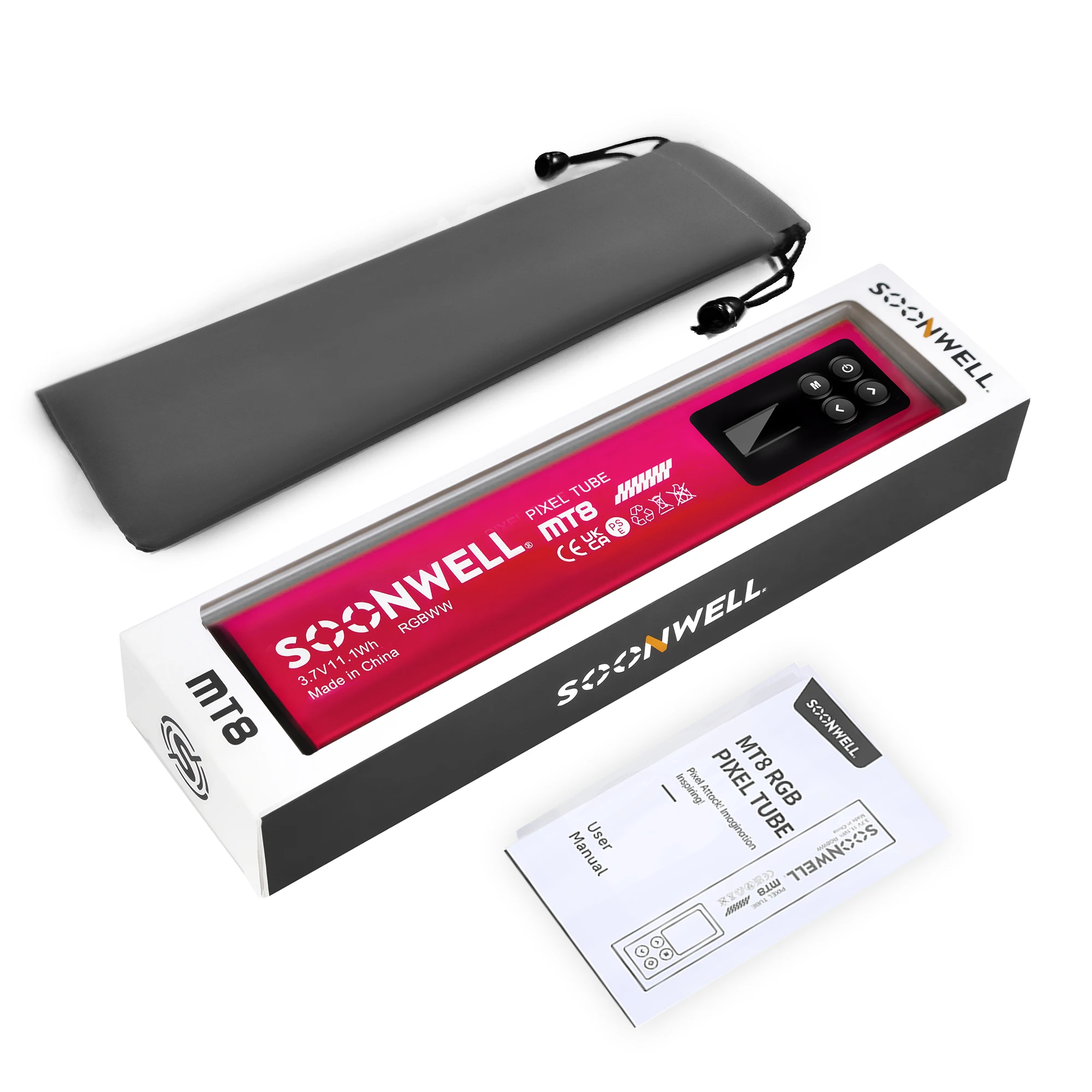 SOONWELL MT8 Pixel RGB Tube Light Stick 5000 ма с пиксельными ефекти FX Осветление за фотография Stuido Video Lighting Палки5