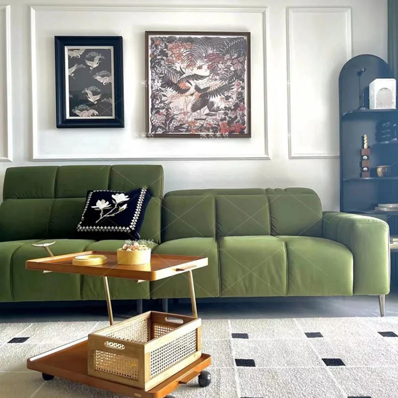 Скандинавски модерен диван за хол, кът за сядане, дървено столче за всекидневната, на дивана на пол, Muebles Hogar, луксозни мебели2