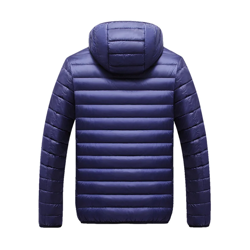Мъжки зимни новост 2021, лека упаковываемая naka яке, за мъже есенна мода тънка яке с качулка, палто, по-големи размери, ежедневни маркови якета4