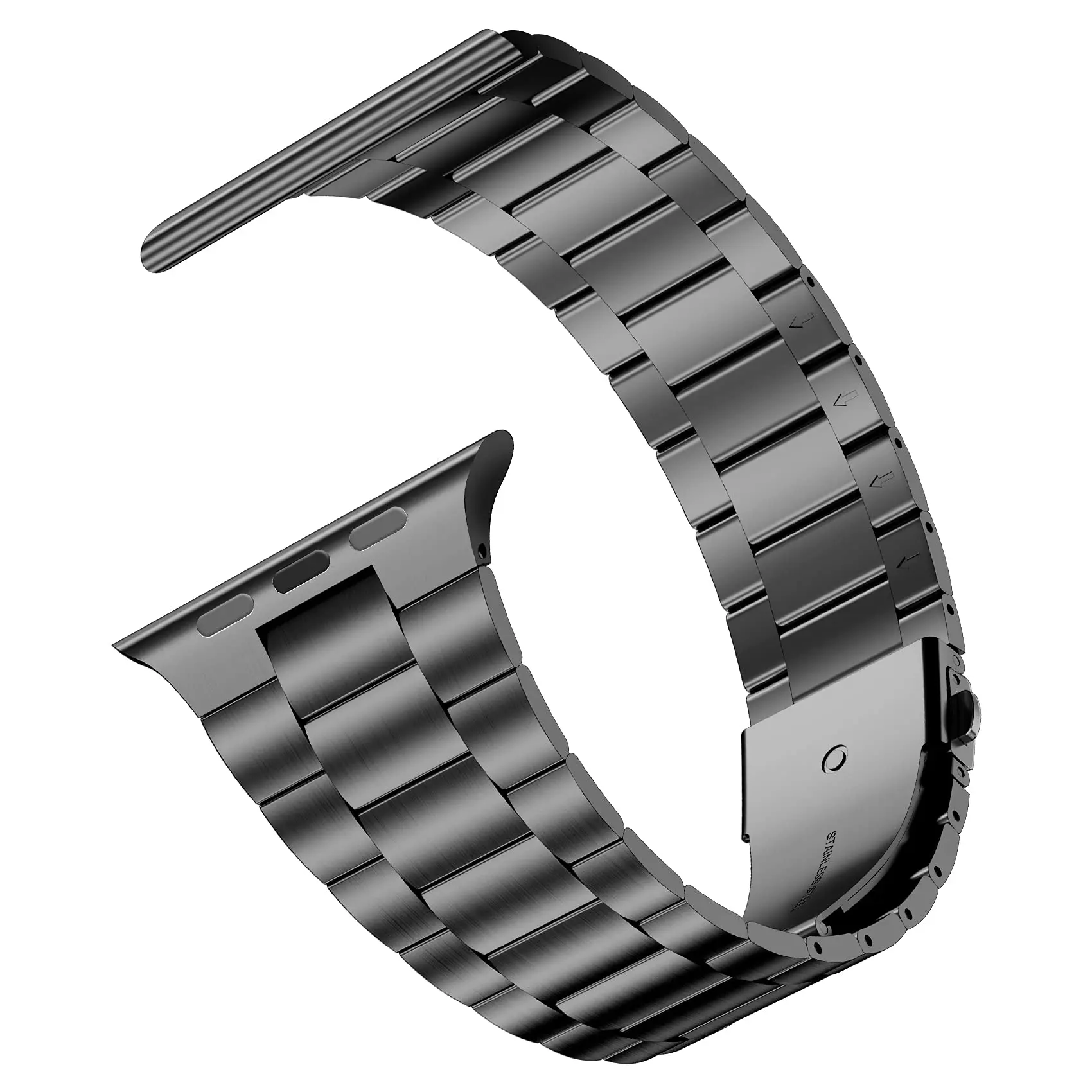 Метална каишка за Apple Watch Ultra Band 49 мм 8 7 45 мм 41 мм iWatch Serie 6 5 SE от неръждаема стомана, 44 мм 42 мм 40 мм едно парче адаптер3