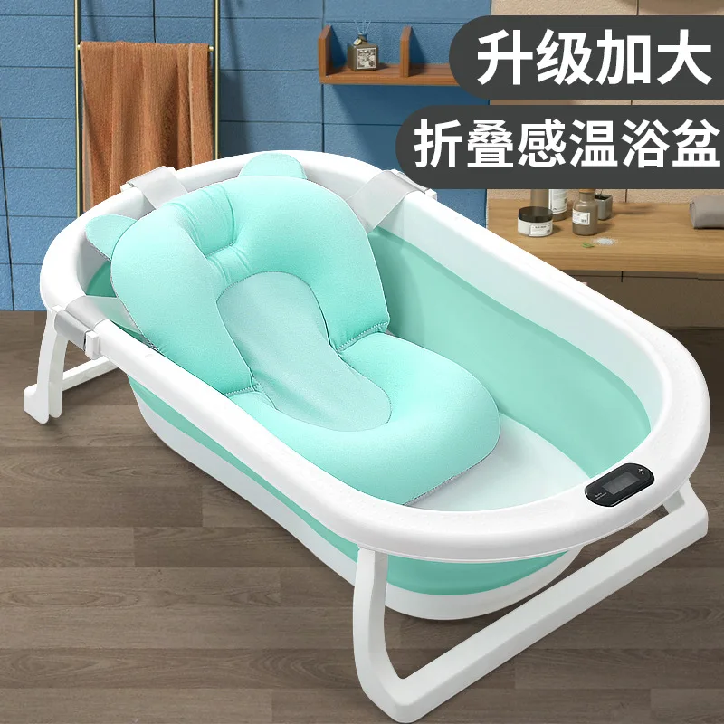 Детска вана за къпане детска сгъваема вана за къпане на деца, седящи и лежащи, голяма вана, детска домакински уреди, стоки за новородени0