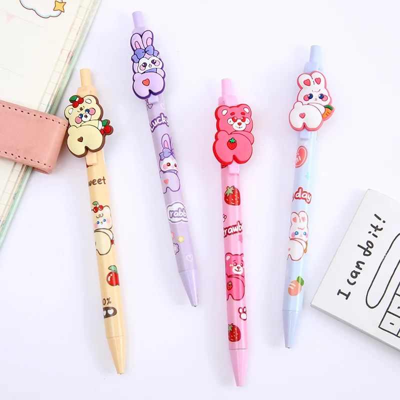 36 бр./лот механичен молив Kawaii Rabbit Bear сладък 0,5 мм за рисуване Автоматична писалка за писма, канцеларски материали, ученически пособия2