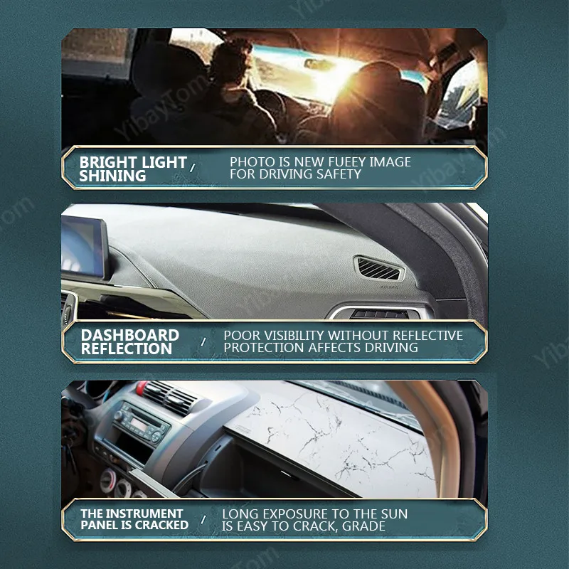 Капак табло на автомобила за KIA Optima TF 2010-2015 K5 подложка протектор козирка Dashmat дъска мат авто килим2
