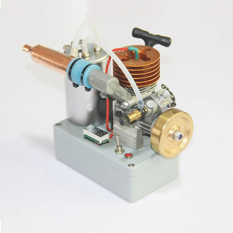 18-степенна модел на двигателя на метанол, пряко напрежение на изпускателната тръба с ключа на дисплея напрежение, научен експеримент0