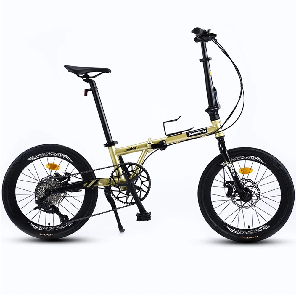 Рамка за колоездене тежести преносима, удобна за използване, сгъване за възрастни мъже и студентки Велосипедна рамка Bebek Bisikleti3