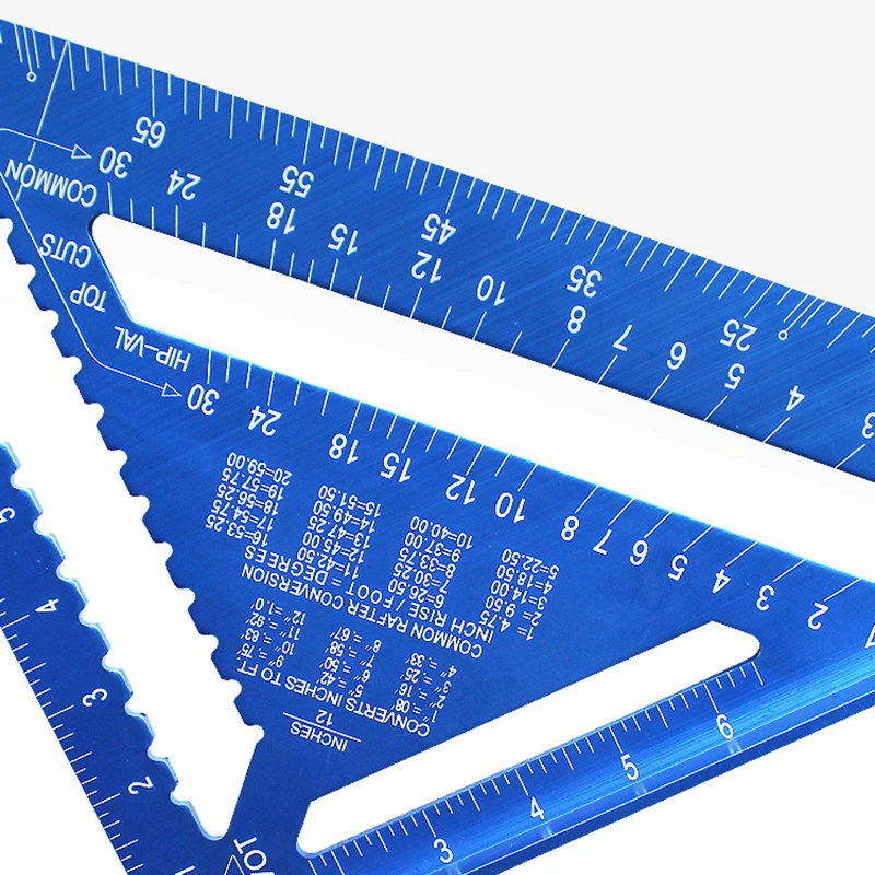 7/12 Инчов ъглова гама от метрического имперски алуминиева сплав триъгълна измерване на състав за работа с дърво Скорост на Квадратен транспортир с триъгълен ъгъл5