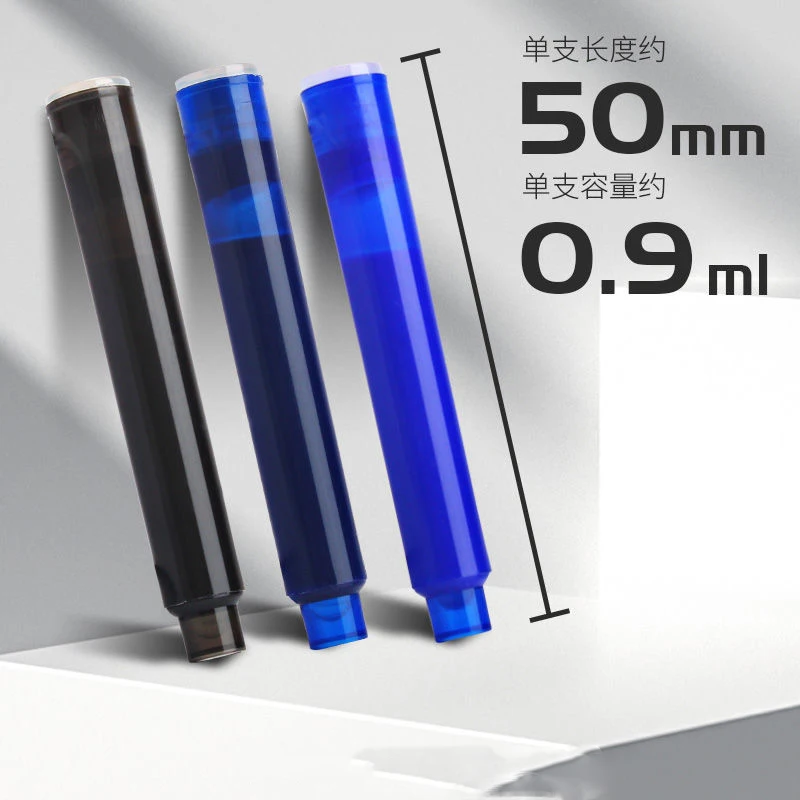 10шт 3,4 мм Чернильная дръжка за зареждане стираемых черни, сини касети с мастило за автоматична писалка за оправяне на дръжки Канцеларски материали, ученически пособия0