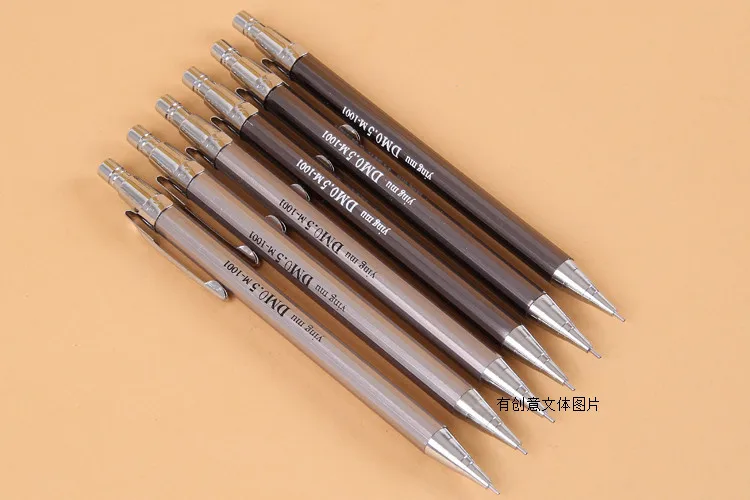 10 бр. ученически пособия Метални ръчни механични моливи 0,5 мм1