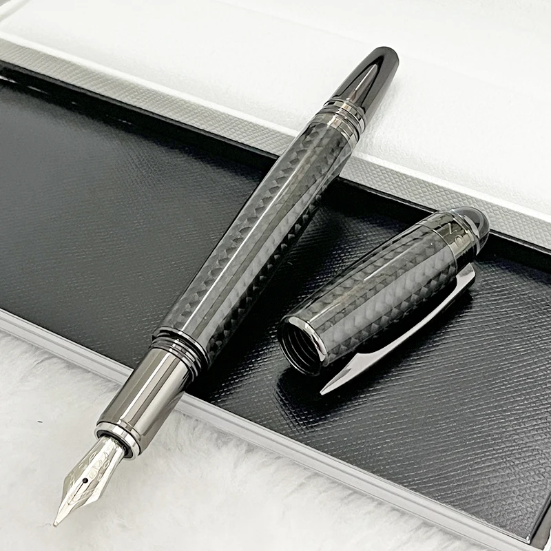 Луксозна химикалка химикалка-rollerball от въглеродни влакна MB Black с фонтан2