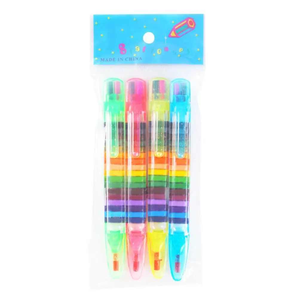 1 бр. креативни цветни моливи 20 цвята, студентски детска писалка за рисуване на графити, двигателят е с мазителна пастел, развитие играчка2