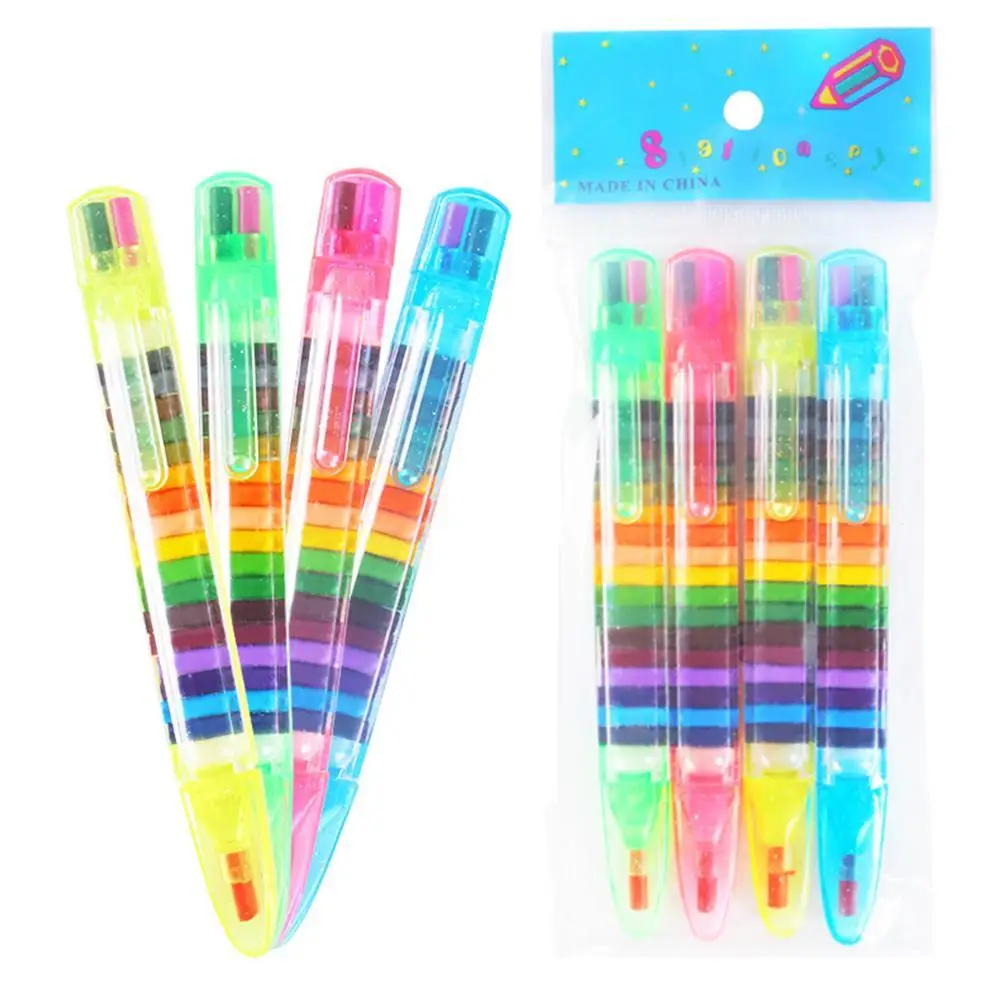 1 бр. креативни цветни моливи 20 цвята, студентски детска писалка за рисуване на графити, двигателят е с мазителна пастел, развитие играчка3