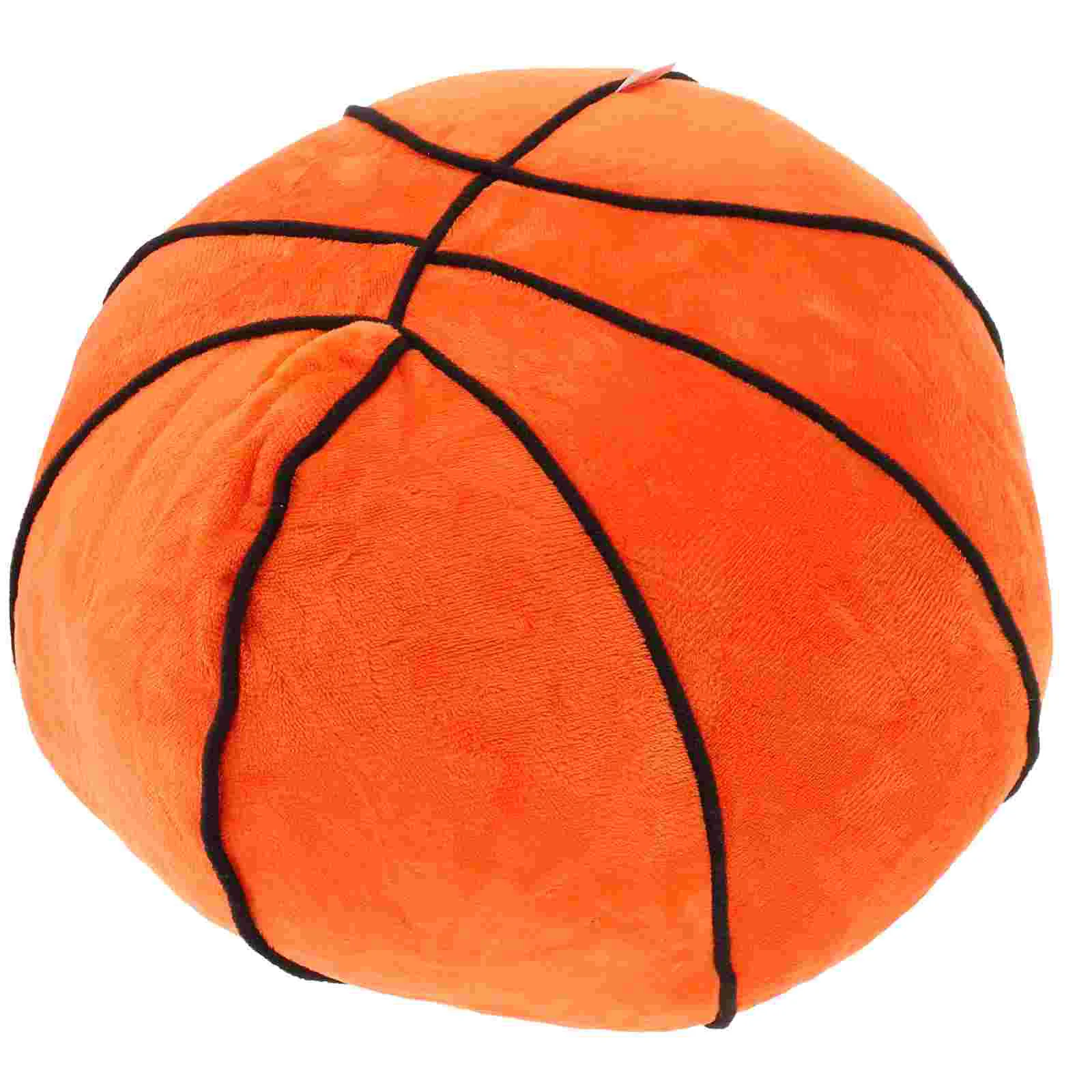 Плюшен баскетболно играчка Детска възглавница Детски спортни играчки за деца 1-3 Домашна възглавница футболен подарък0