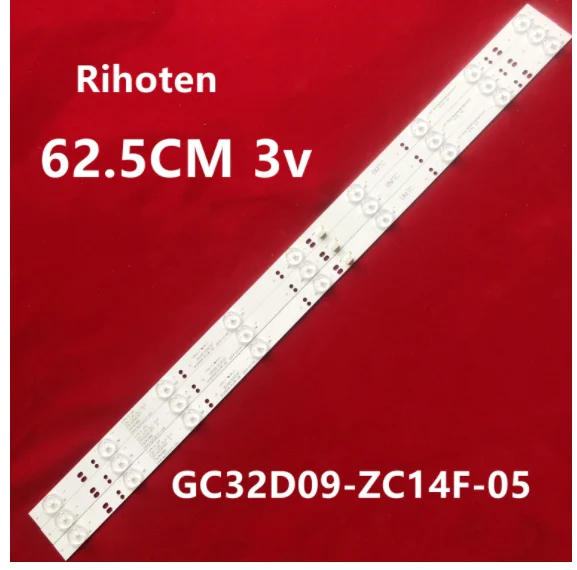 3 бр. = 1 комплект 625 мм Led светлини за Philips 32 инча 321E5Q 32PHF3056/T3 GC32D09-ZC14F-05 303GC315037 3 В4