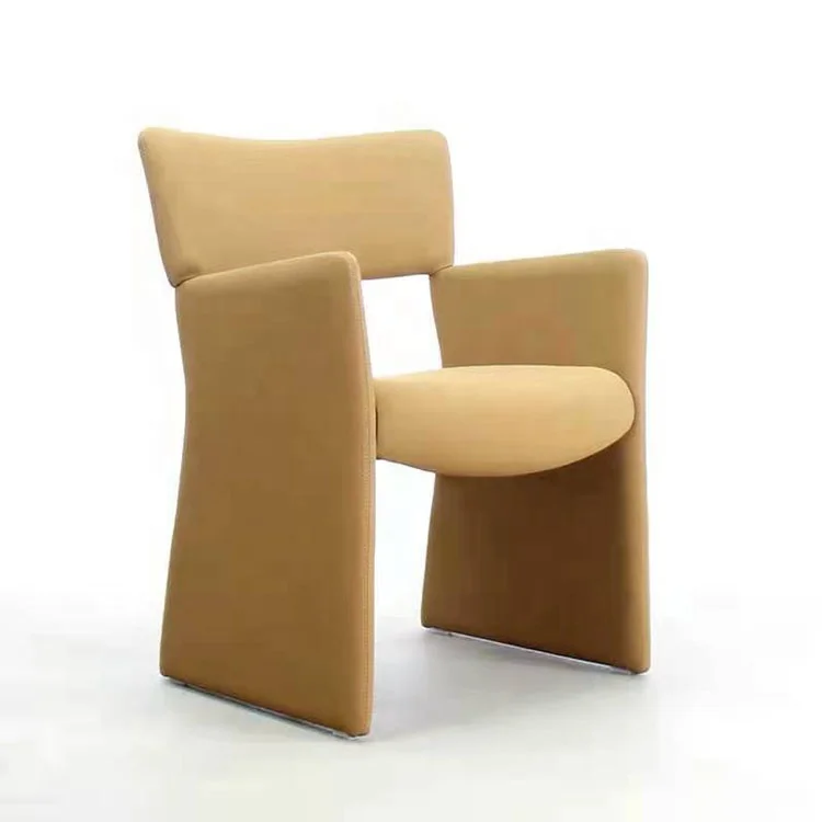 Модерно кресло с цветен акцент с висока облегалка за хола и специално за използване в хотела, бархатное ресторантско стол4