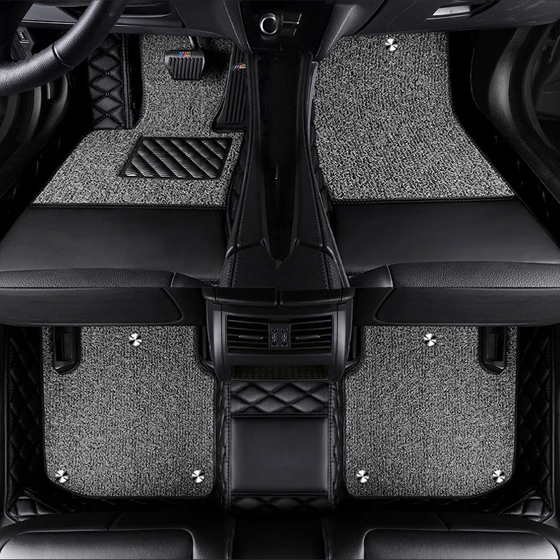 Обичай автомобилни стелки за Audi Audi Q7 2006-2015 6-местни детайли на интериора автоаксесоари двуетажни подвижни4