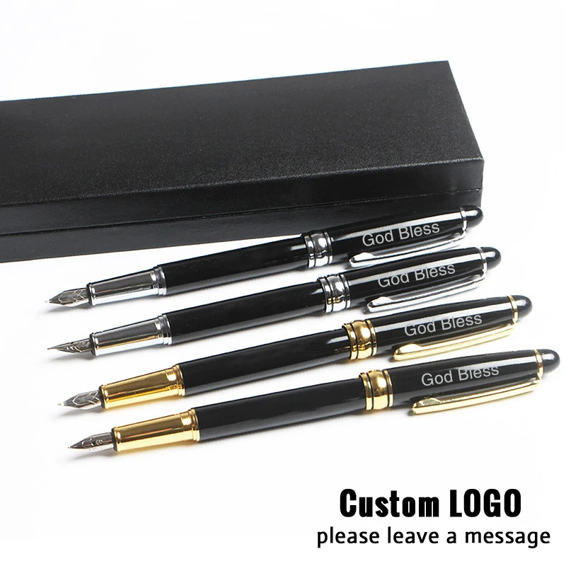 Модерна луксозна писалка за практикуване на калиграфия, благородна бизнес дръжка с потребителски лого, бизнес аксесоари, ученически офис-канцеларски материали0