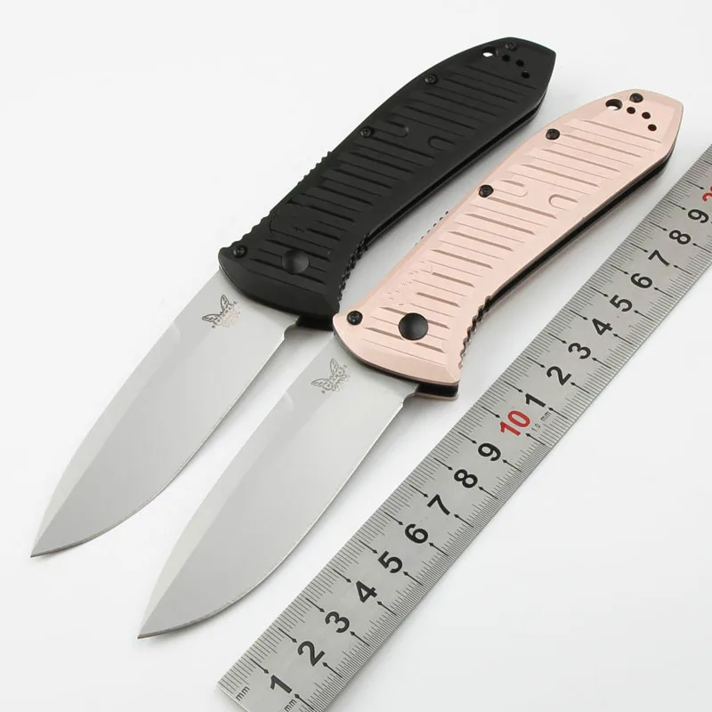 Сгъваем нож на улицата BENCHMADE 5700, нож за измиване на камъни, алуминиева дръжка, за оцеляването в полеви условия, защитни джобни тактически ножове0