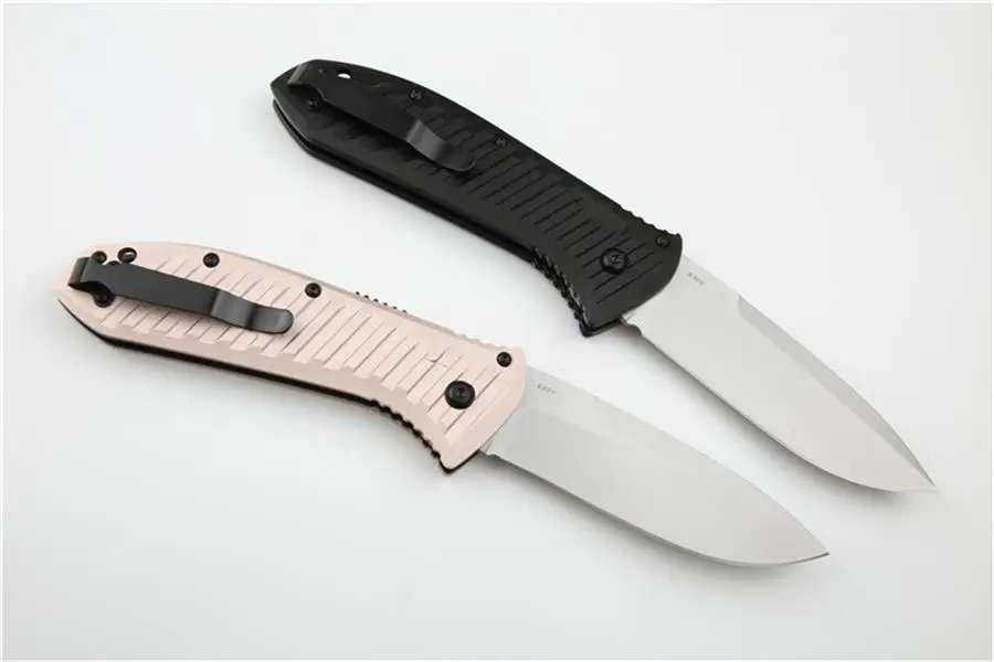 Сгъваем нож на улицата BENCHMADE 5700, нож за измиване на камъни, алуминиева дръжка, за оцеляването в полеви условия, защитни джобни тактически ножове2