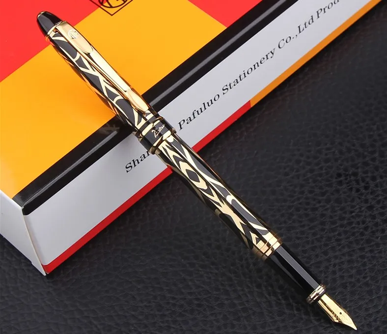 Picasso Pimio Луксозна писалка, химикалка-roller, подаръчен комплект за notepad, златна скоба 0,5 мм, златни подарък дръжка за бизнес офис с кутия0