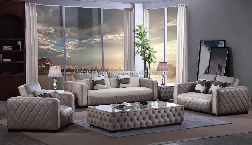 Комплект кожа на дивана за съвременни мебели за дома, комплект секционна на мека мебел, мебели за хола на дивана4