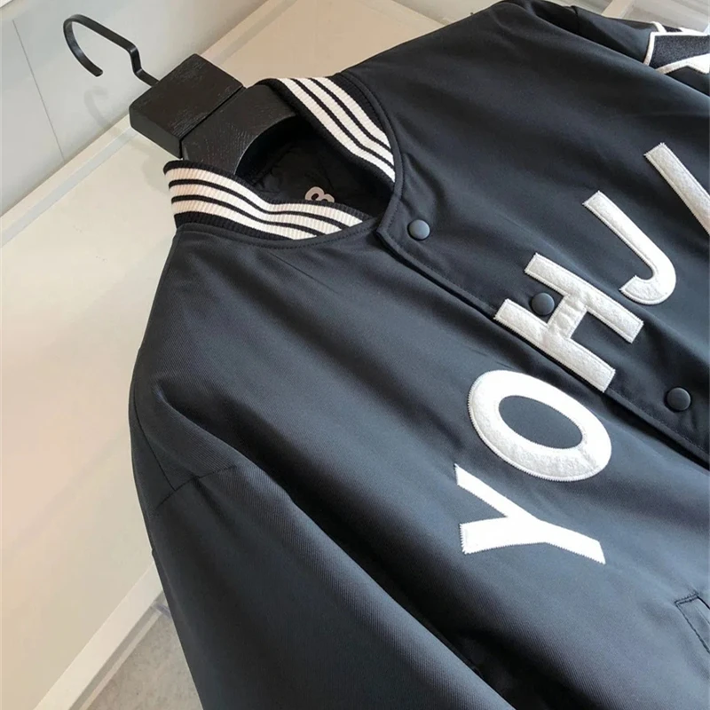 Година 3 Yohji Yamamoto в есенно-зимната ежедневни бейзболна тънък памучен яке, мъжки и женски универсален спортен топ2