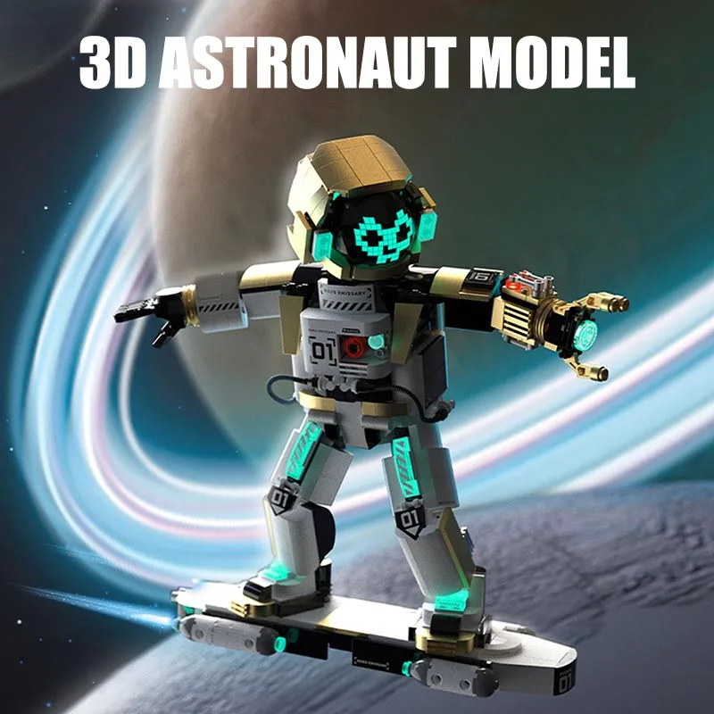 Град Космос Изследване на Марс Астронавт 3D Модел на Строителни Блокове Идеи Съберат 1112 бр. Космонавт Тухли Играчки За Деца Подаръци1