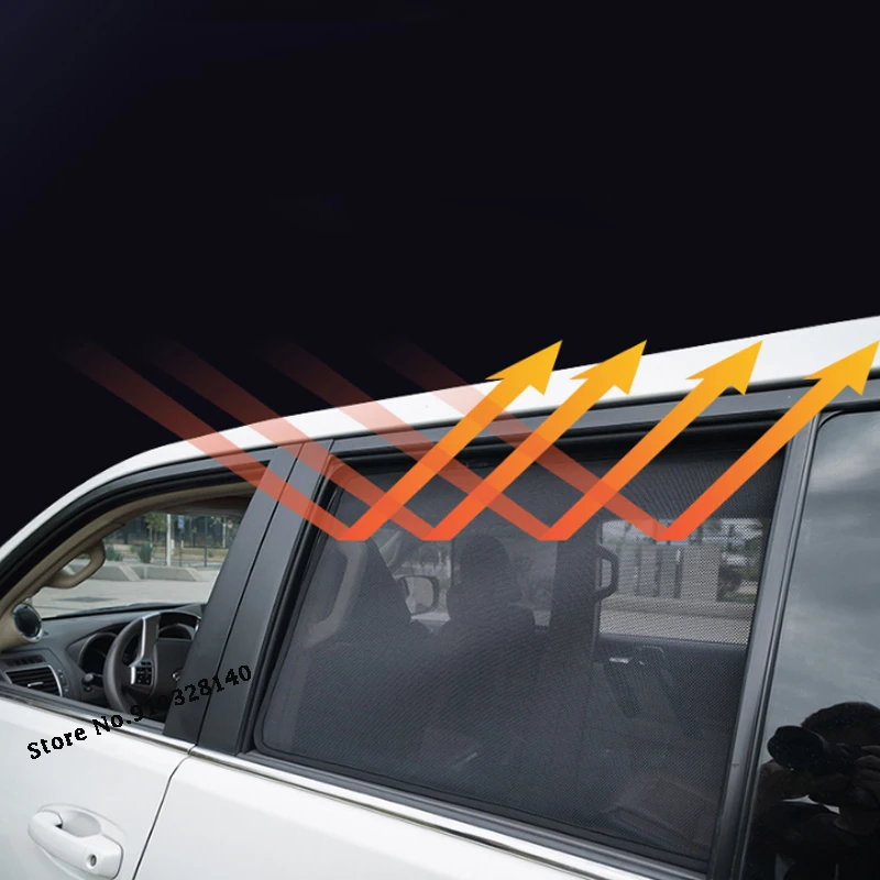 За Lincoln MKZ MKC MKX 2015 2016 2017 2018 2019 2020 Автомобилна Врата с UV-Защита на сенника Мрежест Щит Странично Прозорец Слънцезащитен Блок Завеса4