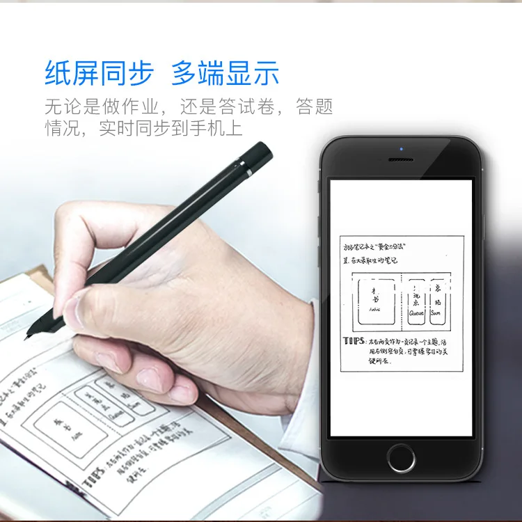 Qpen Smart Pen Sdk Cloud Note, точка матрица дръжка, оригинален почерк, синхронизация в реално време, мобилен телефон, Bluetooth, стилус Smart1