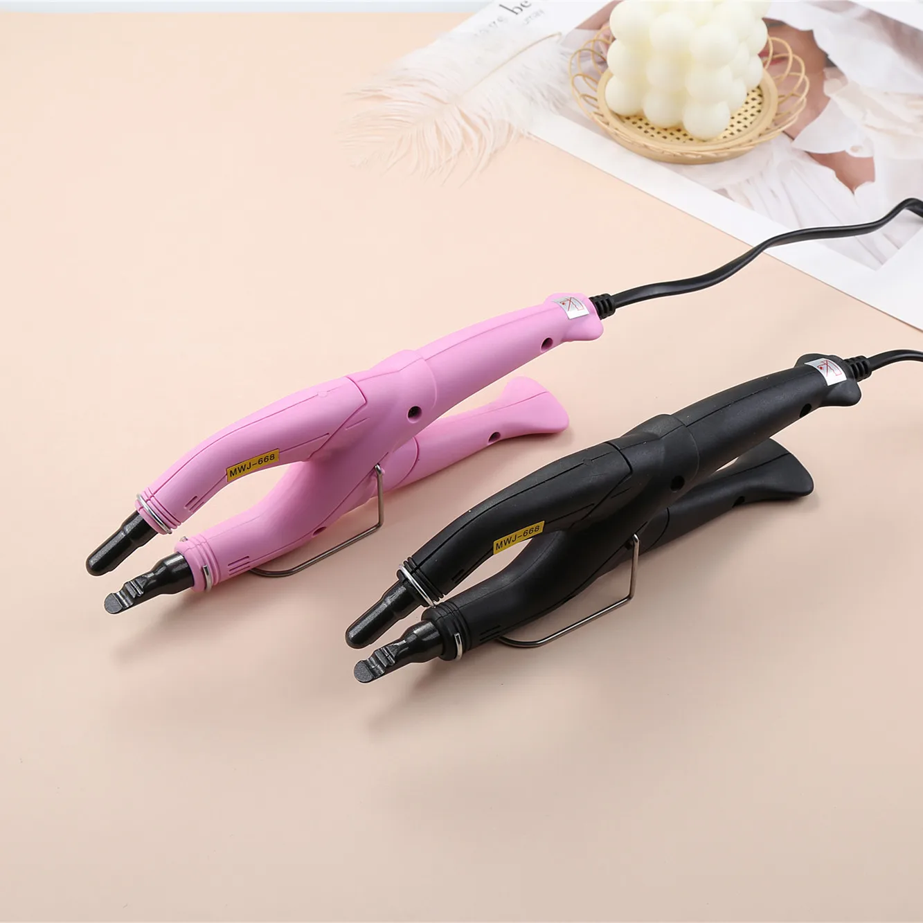 Нов конектор за коса, съединител за удължаване на косата, кератиновый утюжок, инструмент за моделиране, съединител за гладене, професионален инструмент за фризьорски салон1