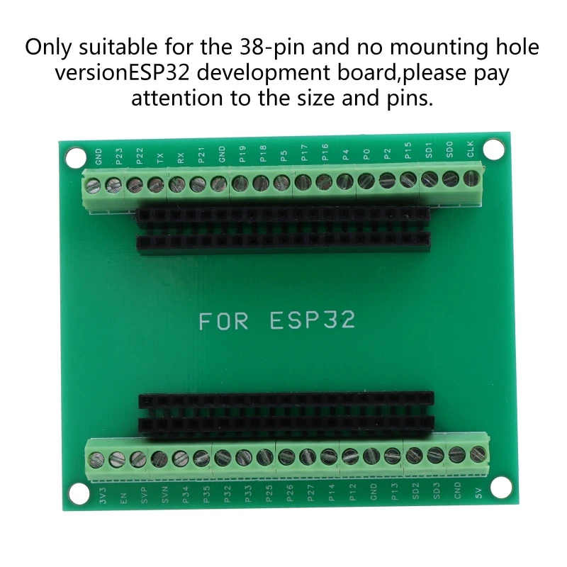 Разделителната такса ESP32 GPIO 1 2 за 38PIN тясна версия ESP32 ESP-WROOM-32 такса за разработка на микроконтролери4