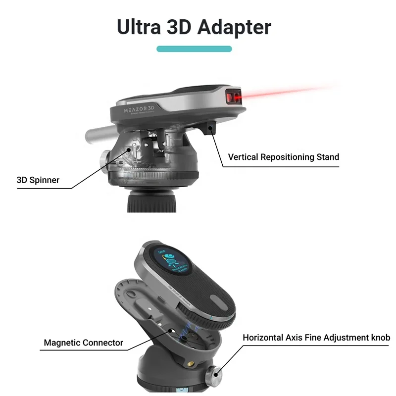 MEAZOR Многоместный План на Помещението Акупресура Сканиране на Кривата на 3d Компенсира Наклона Електронен Ниво на Дигитална Лазерна Измервателна Линийка С 3d Adpater1