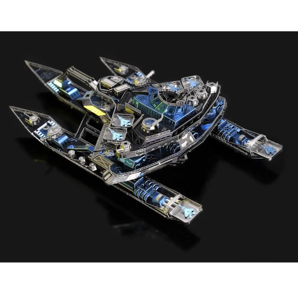 3D метален пъзел лодка в събирането, модел 