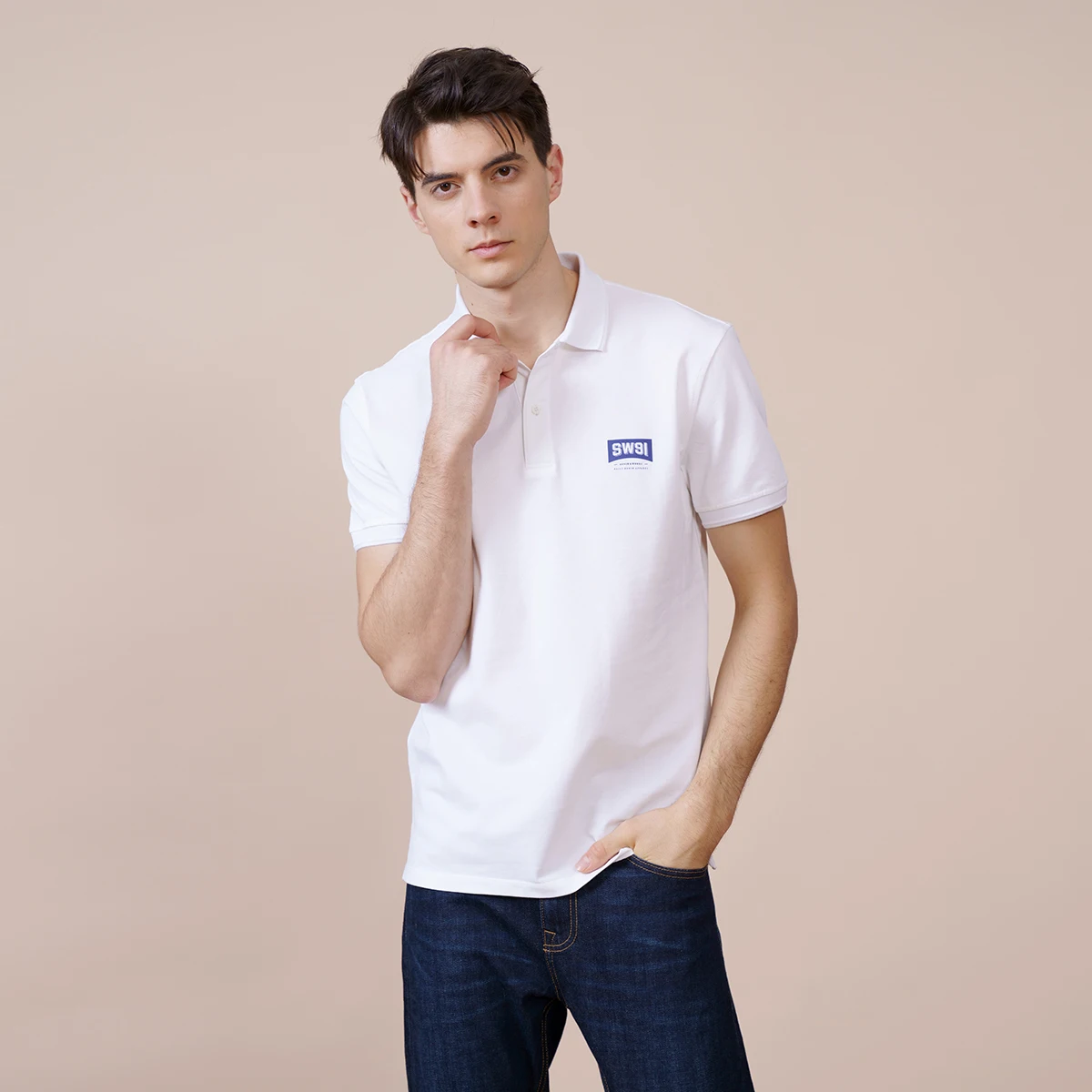 SIMWOOD 2022 Летни нови ризи поло редовен намаляване, мъжки блузи от 100% памук с логото, по-големи размери, дишаща качествена марка дрехи Polo2