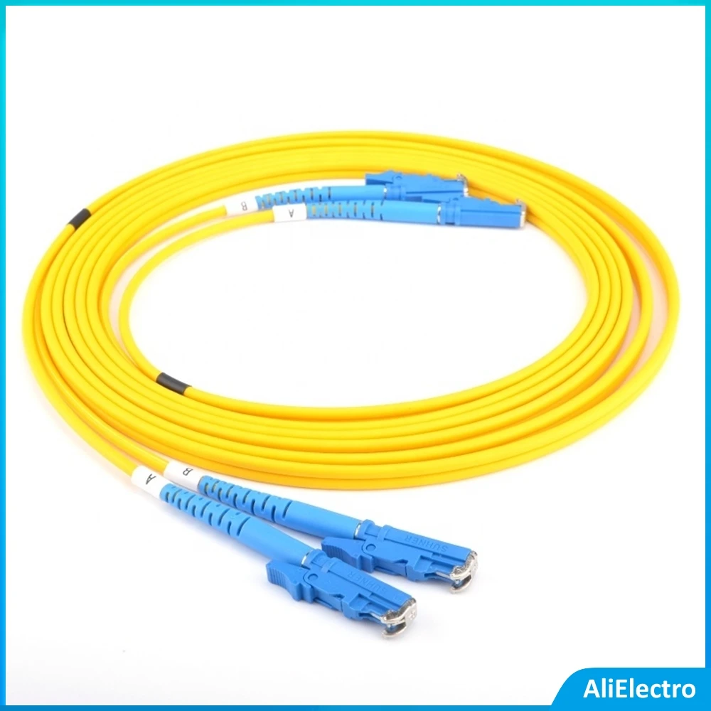 10шт Оптичен пач кабел E200/UPC-E200/UPC кабели двустранен однорежимной дължина0