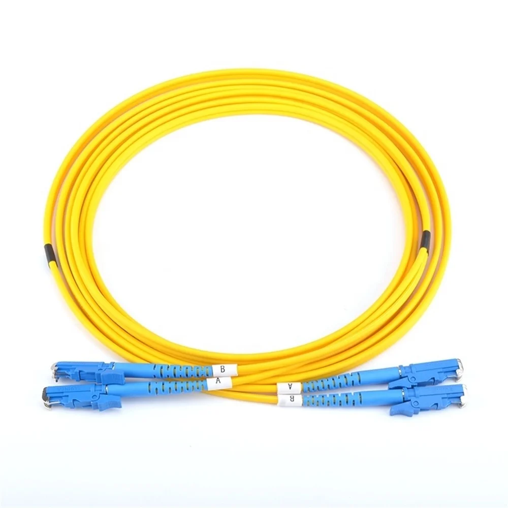 10шт Оптичен пач кабел E200/UPC-E200/UPC кабели двустранен однорежимной дължина1