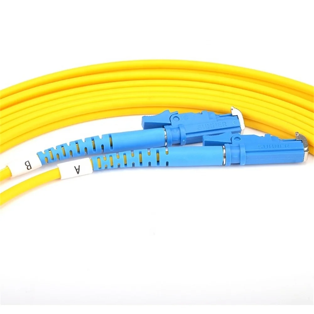 10шт Оптичен пач кабел E200/UPC-E200/UPC кабели двустранен однорежимной дължина2