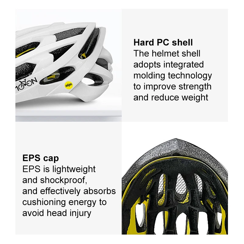 MOON Mips Велосипеден Шлем Женски PC + EPS Hard Shell Мъжки Пътен Велосипеден Шлем Мтб Планинско Колоездене 270g Дишащи Велосипедни Аксесоари2