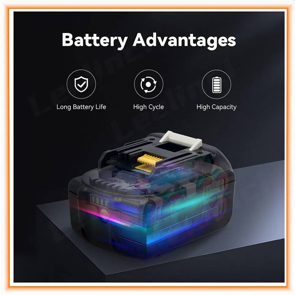 100% Оригинална Акумулаторна Батерия 18V Makita 3.0 Ah За Лаптопи с Led Литиево-йонна батерия Заместител на LXT BL1860B BL1860 BL18505