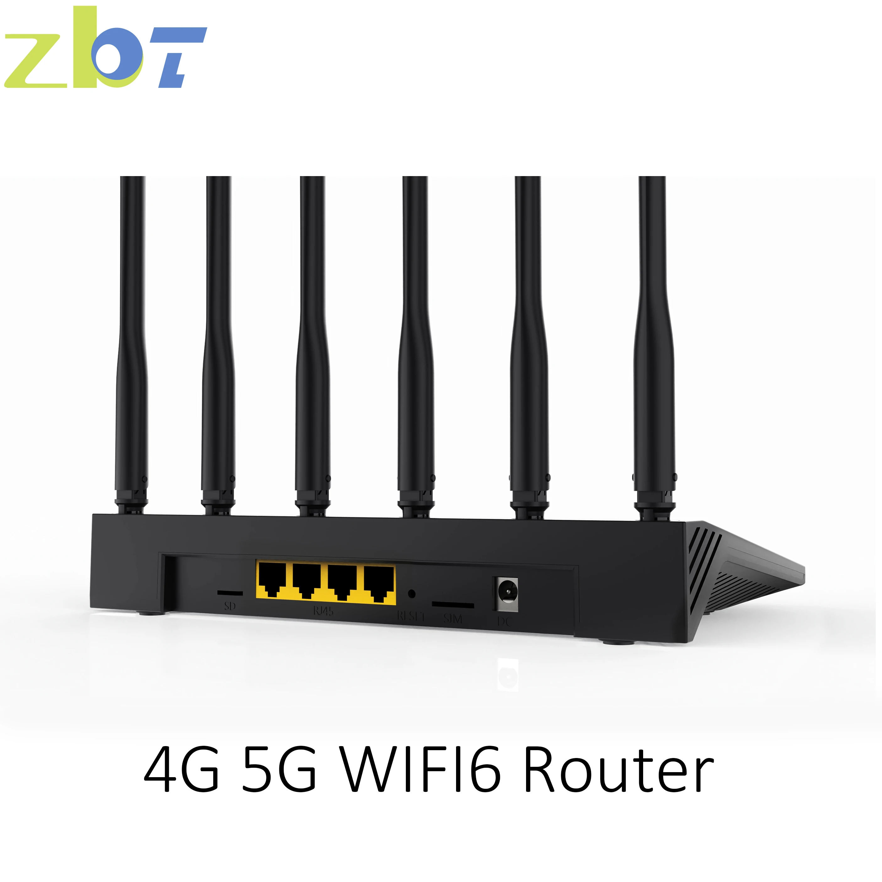 ZBT Openwrt 5G Рутер M. 2 Модем WiFi6 СИМ-карта 1800 Mbit/s 128 MB Флаш памет 256 MB RAM Окото 5,8 Ghz Wifi Антена МУ-MIMO, за 128 Устройства3