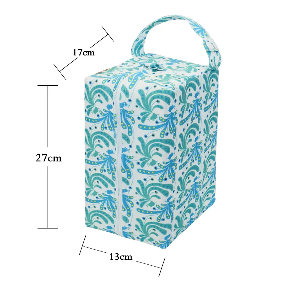 Комплект за памперси от детска тъкан WizInfant OS с 6 прости чехлами плюс един пакет за промиване на шушулки5