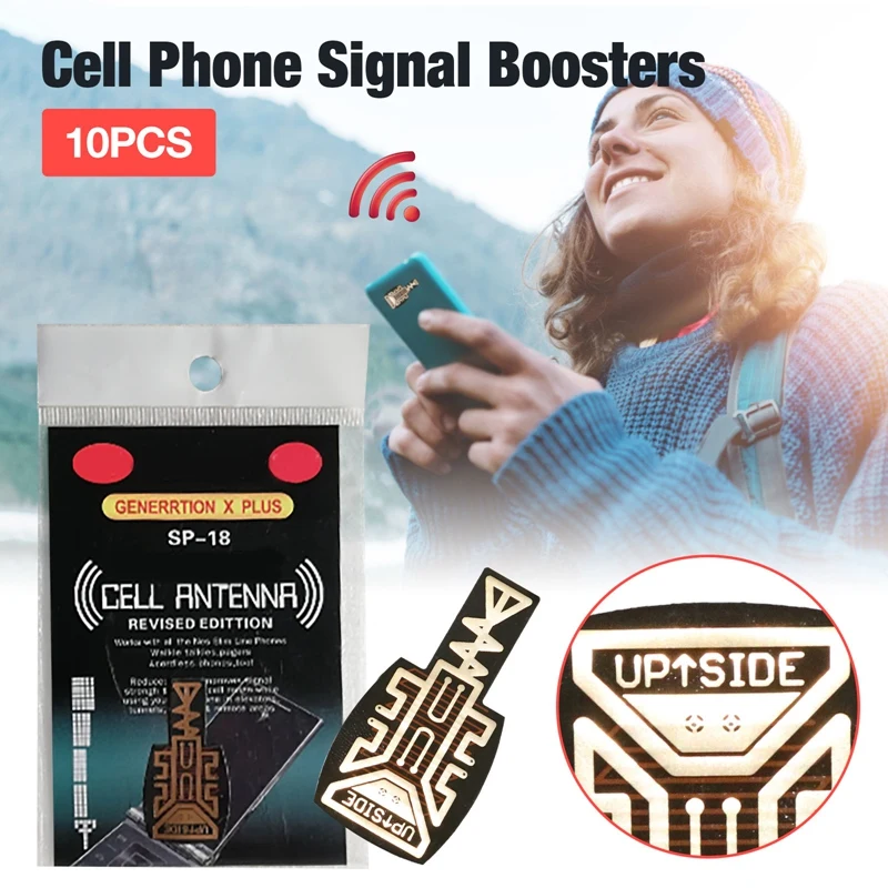 10шт SP-18 стикер за подобряване на сигнала на мобилен телефон Стикер за усилване на сигнала мобилен телефон усилвател на сигнала2