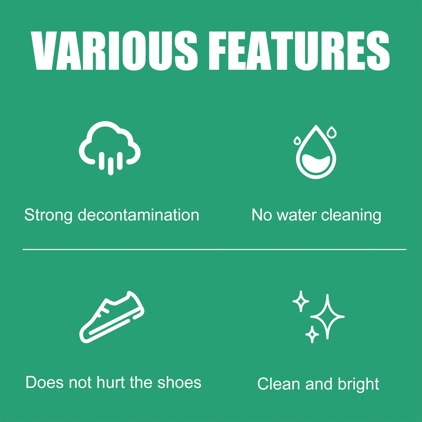Средство за почистване на бели обувки Компактно и удобно средство за почистване на дамски мъжки детски обувки B882
