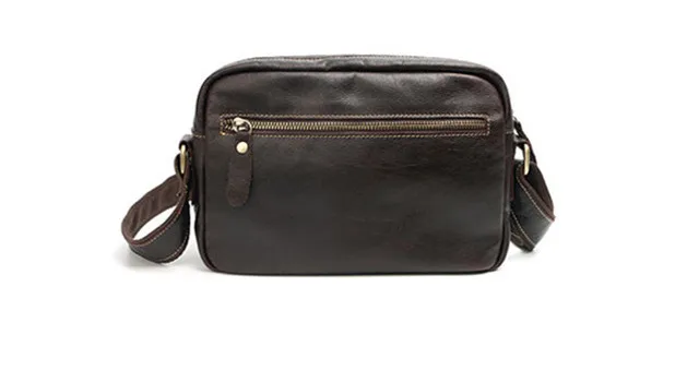 Луксозна мъжка чанта-месинджър от естествена телешка кожа в Ретро стил с едно рамо за дневни партита на открито с множество джобове, благородна малка квадратна чанта1