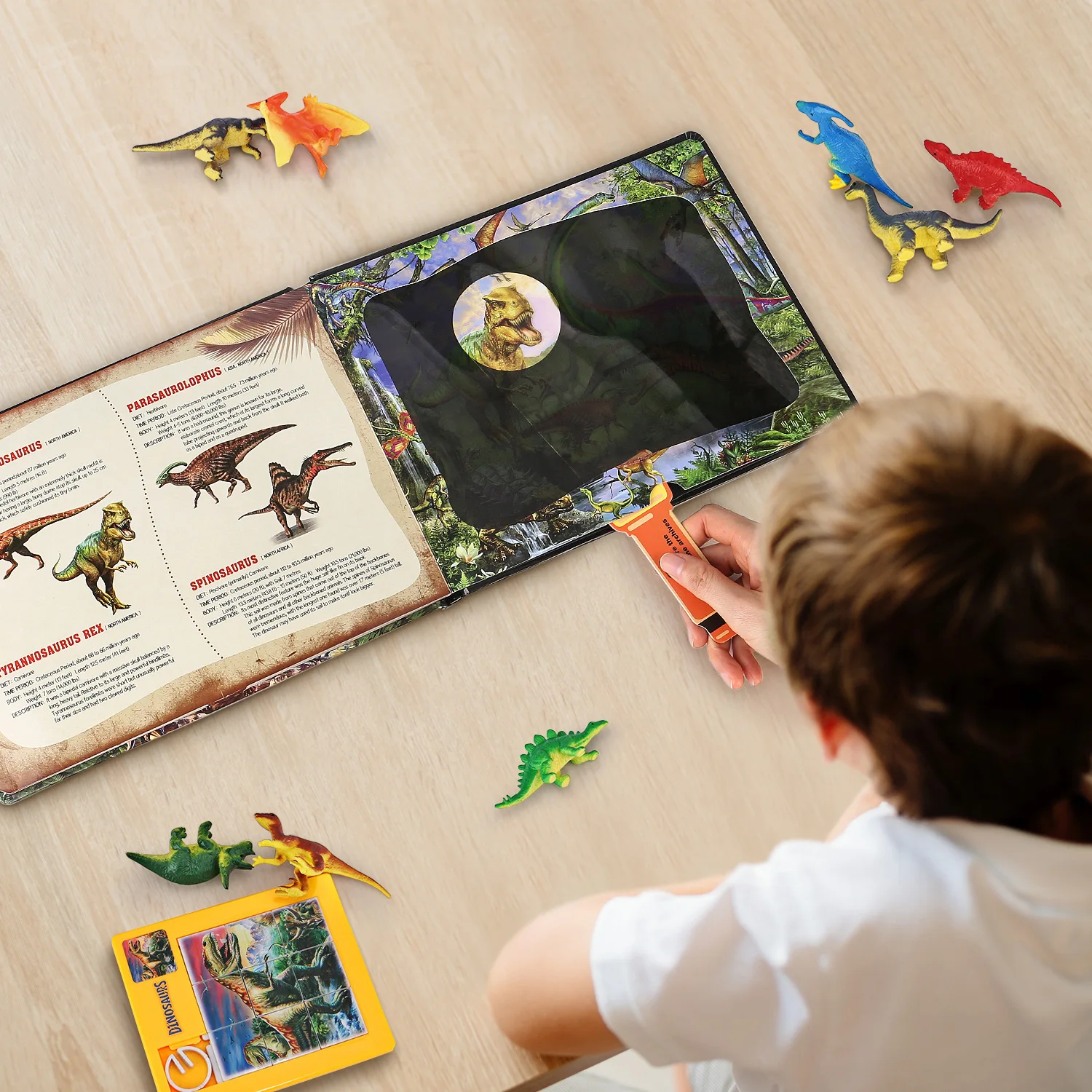 Детска забавна научно-популярната триизмерна книга за динозаврите, исследующая океана на динозаврите 3D-книга, интерактивни играчки за родители и деца0