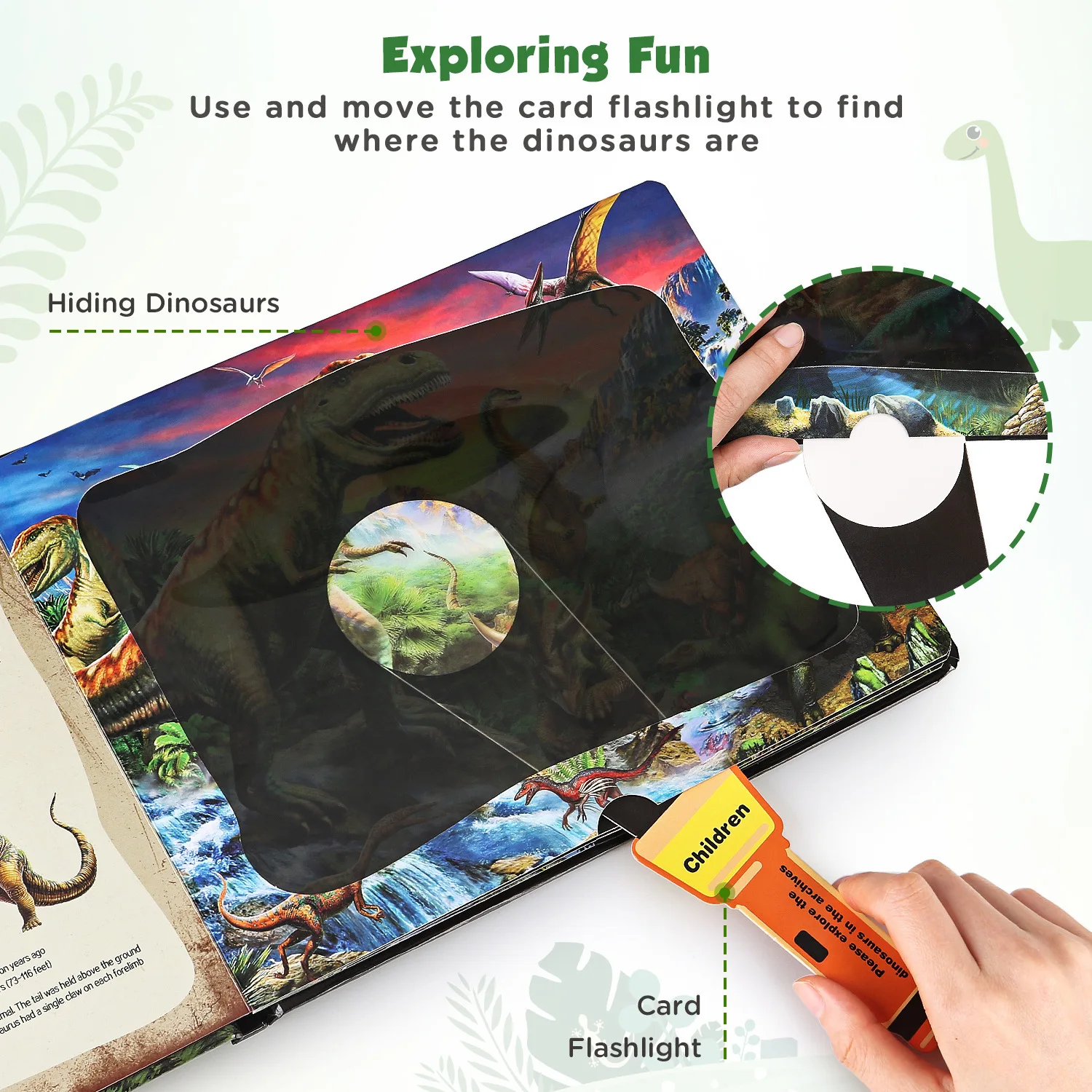 Детска забавна научно-популярната триизмерна книга за динозаврите, исследующая океана на динозаврите 3D-книга, интерактивни играчки за родители и деца2