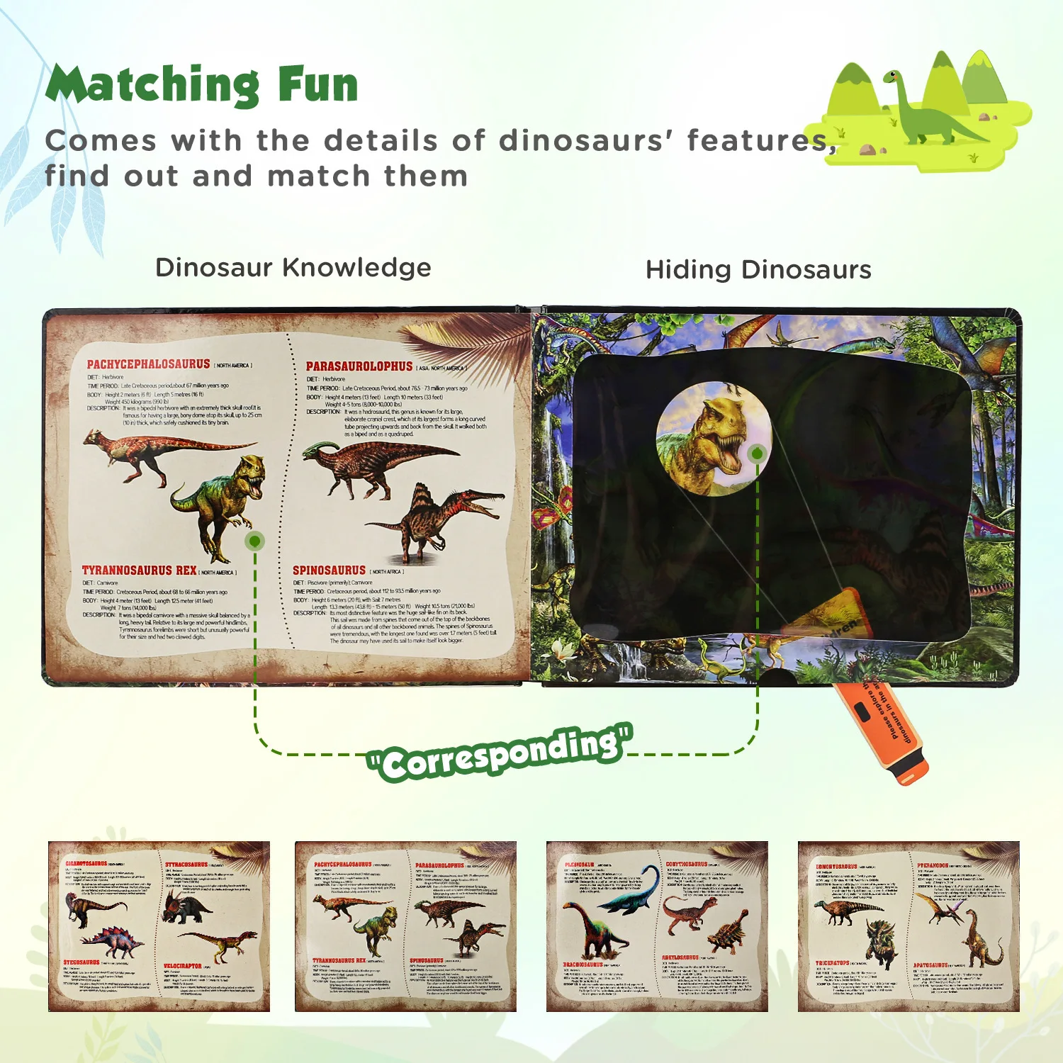 Детска забавна научно-популярната триизмерна книга за динозаврите, исследующая океана на динозаврите 3D-книга, интерактивни играчки за родители и деца4